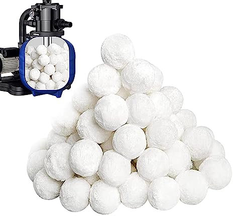 Veeteah Pool Filter Balls | Pool Filter Sand | Reused Fiber Filter Media Reusable Eco-Friendly Filter Balls for Swimming Pool/Aquarium/Fish Tank Sand Filters