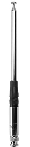 Tsudoku 27Mhz Antenna 9-Inch to 51-Inch Telescopic/Rod HT Antennas for CB Handheld/Portable Radio with BNC Connector