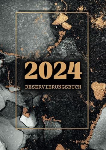 Reservierungsbuch 2024: Terminplaner A4 XXL Gastronomie, 1 Tag 2 Seiten, von Januar bis Dezember | Für Hotels, Bistros, Restaurants und Cafés