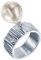 Island Soul Ring with Baroque Pearl 17,5 Size