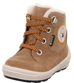 Superfit Jungen Baby Jungen Groovy 2.0 Baby Jungen Warm Gefütterte Gore-tex Braun/Orange 3000 Stiefel