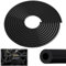 Manguera de Silicona Manguera de Silicona de para Automóvil Tubo de Vacío de Silicona 5 Metros Tubo de Silicona Universal Azul Para todos los accesorios de aire, vacío o entrada salida (negro 4mm)