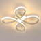 Comely LED Deckenleuchte, 4 Flammig Moderne Deckenlampe 30W 3500LM, Creative Flower Form LED Deckenbeleuchtung für Wohnzimmer Küche Schlafzimmer Esszimmer Flur, Warmweißes Licht 3000K