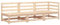 Gartensofa 3-Sitzer Massivholz Kiefer,837949