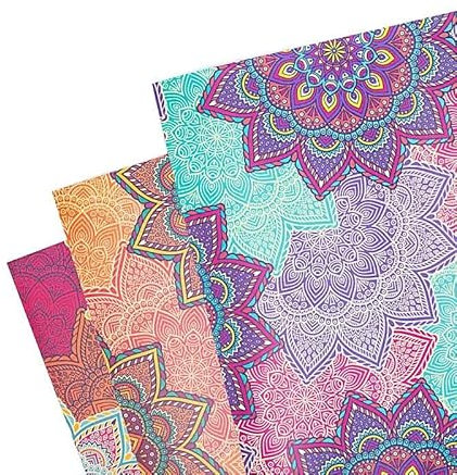 Telliswelt Geschenkpapier Mandala 3 Bögen 50x90 cm
