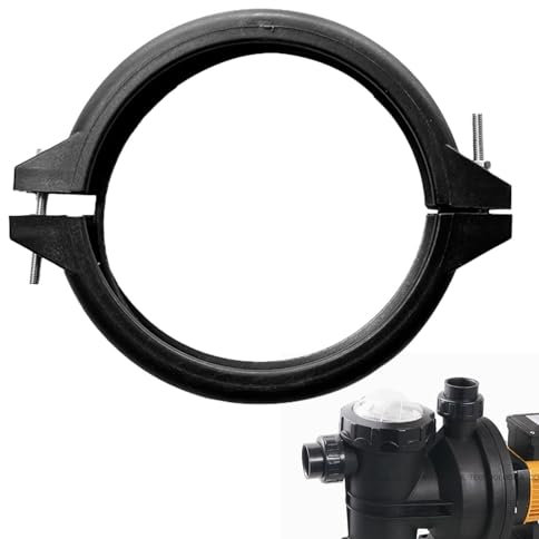 Esncddym Anneau de Collier de Serrage de Piscine, Pince de Filtre de Piscine,Pince de Valve de Filtre à Sable Efficace, pièces de Rechange pour Pompe de Piscine - Pince de Valve à Bride résistante à