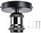 Glomora Vintage E26 E27 douille de lampe support de lampe de plafond avec accessoires pour cuisine chambre salon (Black)