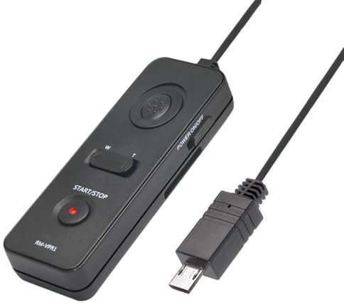 TingHaoO RMVPR1 - Telecomando con cavo per A7III, A7R, AX53, AX33, AX100, AX700, AX45, AX60, PXW-X70, PXW-Z90V, CX405, CX455, CX440