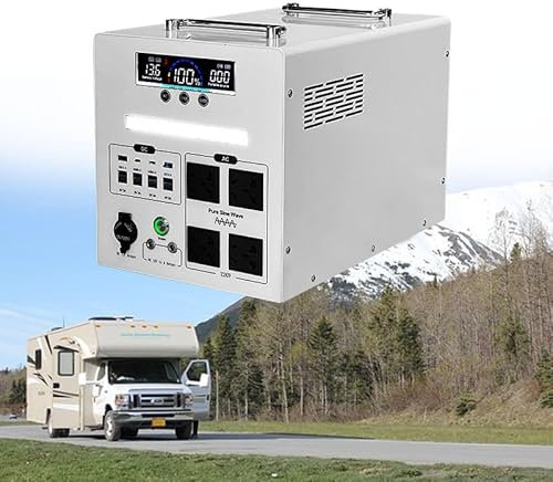 WEIMILOR Générateur Solaire série 2000W/1500W à Double Mode avec Charge Hybride (CA/Solaire/Voiture), Onde sinusoïdale Pure 230V pour l'électronique Sensible, capacité Extensible,PH2000