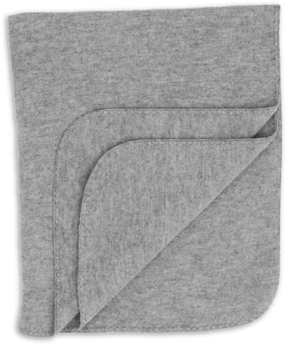 Engel Baby-Decke mit Muschelkante 80x100 cm & Mulltuch Blaubaer | Weiche Wolldecke Fleece für Kinderwagen und Zuhause | 100% Merino Schurwolle kbT mulesing-free | natürlicher Temperaturausgleich