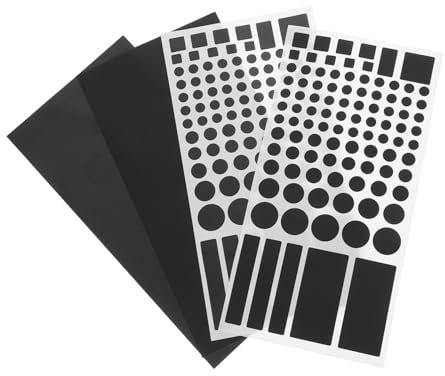 Mikikit 4 Hojas Cubiertas LED de Oscurecimiento para Dispositivos Filtros para Routers y Televisores de Eficiencia Energética Compatible con Varios Equipos