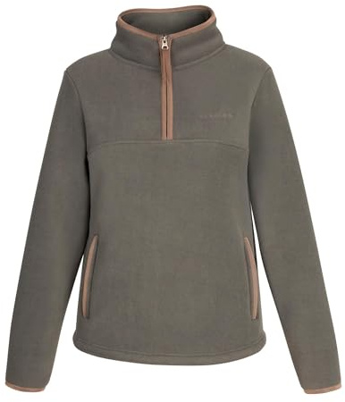 Shires Aubrion Core Mens Half Zip Fleece - Green