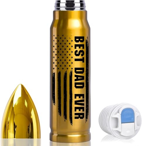 Fathers Day Dad Gifts,300ml Stainless Steel Tumbler,Dad Birthday Gifts | Bullet Tumbler,Fathers Day Presents for Daddy Husband Men on Christmas