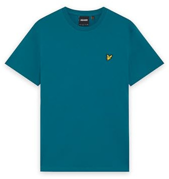 Lyle & Scott T-Shirt Herren | mit Rundhals-Ausschnitt und kurzen Ärmeln | mit goldenem Adler-Logo auf der Brust | XS - XXL