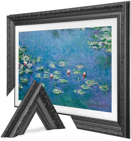 TV Guard Frame TV Bezel, Compatible With Samsung The Frame TV, 85 Inch, Tuscan Black, Suitable for Wall Mounted Televisions