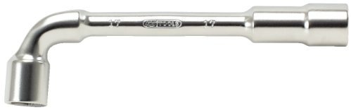 KS Tools - 517.0427 - Clé à pipe débouchée - 27 mm - 6 pans - Finition chromée - Chrome vanadium