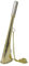Nebelhorn ca. 23cm mit Kette Messing Tröte