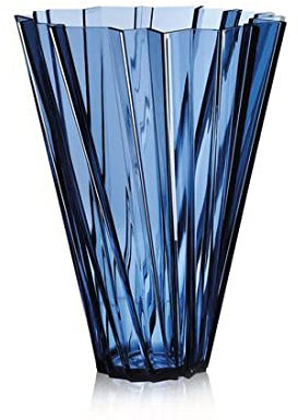 Kartell 1229BL Vase Shanghai, blau