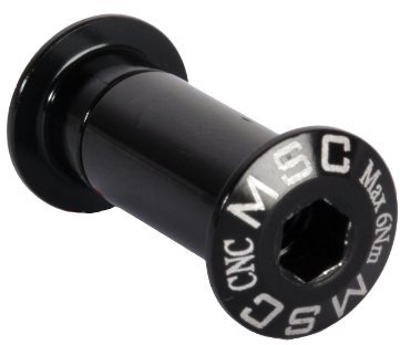 MSC Bikes alu7075t6 – Screws for acoples MSC alube Bicycle black Black anodized