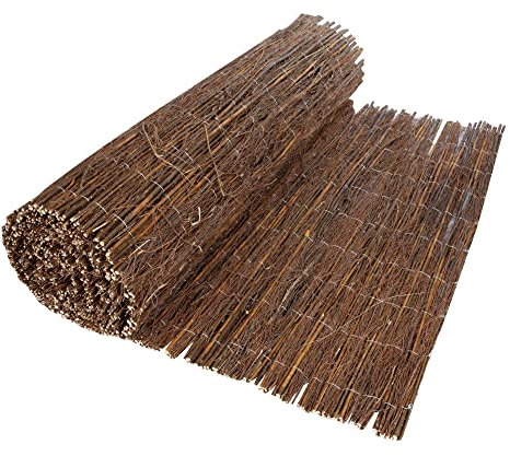 Windhager 06696 Brise Vue en Brande de Bruyère Marron 1,5 x 3 m