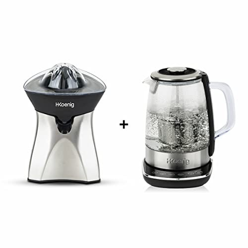 H.KOENIG TI600 + AGR60 PRESSE AGRUMES ET BOUILLOIRE INFUSEUR A THE 1,5L