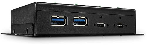 LINDY 43094 4 Port USB 3.1 Gen 2 Typ C Metall Hub