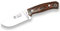 joker Coltello Bushcraft CR59, con lama MOVA 10,5 cm, polsino resistenza, fodera in pelle, 195 gr, spina dorsale dentata per la pesca, la caccia, l'escursionismo, il campeggio