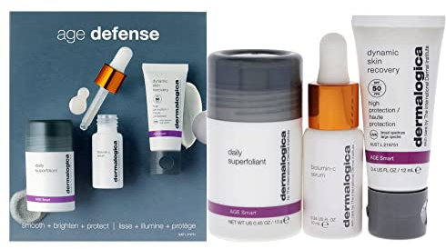 Dermalogica AGE Defense Kit - Power-Trio für reife oder vorzeitig gealterte Haut. Vermindert feine Linien und Elastizitätsverlust. Für straffe, jugendliche Haut.