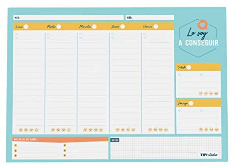 Mr. Wonderful Planificador de sobremesa - ¡Lo voy a conseguir