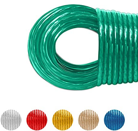 Corde à Linge de 35 mètres avec Noyau en Acier - Made in Holland - résistante aux intempéries et Extra Longue - pour la Maison et Le Camping - Extra Solide - différentes Couleurs - LaundrySpecialist