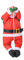 Weihnachtsmann auf Leiter, Weihnachtsbaum Dekoration, Weihnachtsmann Aussen, Weihnachtsdeko Amerikanisch Plüsch Hängende Kletternder Verzierung, Weihnachts Deko Indoor Außen Fenster Garten Wände (E)