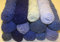 100% Wolle Garn, REST!!! von Fabrik, 100 Schurwolle, Strickgarn Garn, Paket, Yarn Wool STOCK (Blautöne 1600g)