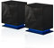 TUKAILAI Nachttisch 2er Set mit LED, Beistelltisch Schwarz, Nachtschrank mit 3 Schublade, Nachtkasten modern für Wohnzimmer und Schlafzimmer