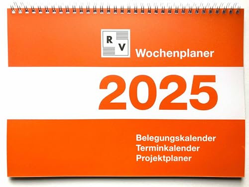 Wochenplaner 2025 DIN A4, Schafberger Verlag, Belegungskalender, Terminkalender, Projektplaner