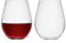 LSA Wine Stemless Red Wine Glass 530ml Clear Set of Two