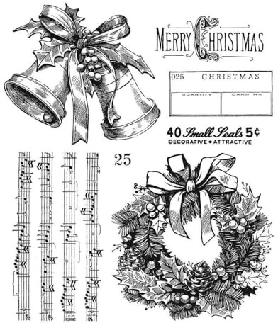 Tim Holtz Cling Stamps 7X8.5-Department Store