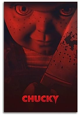 Chucky Poster Ästhetische Leinwand Poster Zimmer Dekorative Wandkunst Poster Druck Dekor Poster 30 x 45 cm ungerahmt