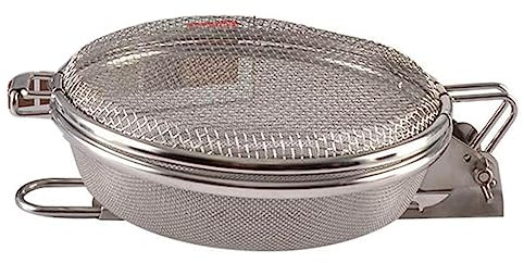 TsoLay 1 portátil de acero inoxidable para tostador de café, granos de café, , , para hornear café (plegable)