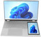 Laptop a Doppio Schermo per Win 11, Notebook con Schermo IPS da 15,6 Pollici con Touch Screen IPS da 7 Pollici, Computer con Processore Quad N5105 da 2,0 GHz (16GB+2TB Spina