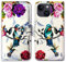 Bcov iPhone 15 Case,Hummingbird In Flowers Bird Leather Flip Phone Case Wallet Cover with Card Slot Holder Kickstand For iPhone 15