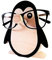 Topiky Holztier Brillenhalter, Kreativer Brillenhalterständer, Lustiger Haustier Brillenhalter, Sonnenbrillen Brillenständer, für Zuhause, Büro, Schreibtisch, Nachttisch (Pinguin1)