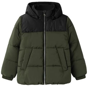 NAME IT NKMMORNING Puffer Jacket TB Giacchetto Imbottito, Rosin, 128 Bambino