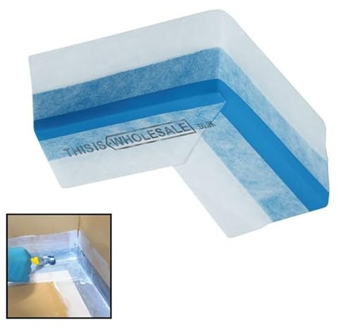Tile Backer Board Waterproof Corner Joint - Membrane/Sealing Fleece Tanking Tape for Showers, Bathrooms, Wetrooms