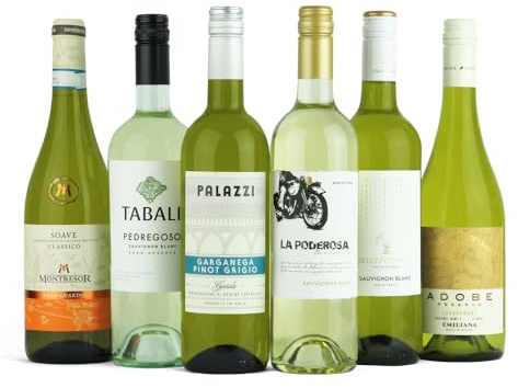 Bottle In A Box White Wine Mixed Case | 6x75cl Selection of Worldwide Wines | Gift Idea for Wine Lovers