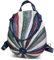 DEEVORCA Rucksäcke für Damen Exquisit Frauen Rucksack Multi Pocket Anti Diebstahl Rucksack Arbeit Rucksack Reise Urlaub Tagesrucksack Schulrucksack Wasserdichtes PU Leder Blau