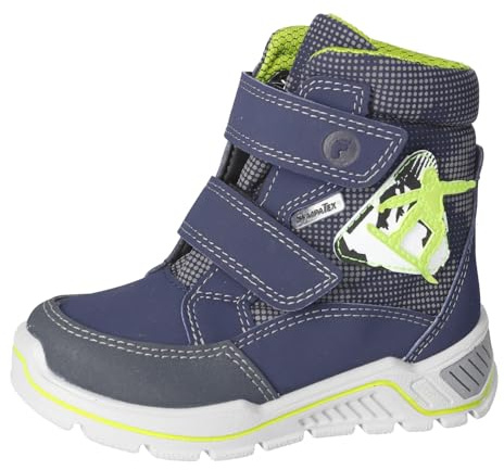 RICOSTA Jungen Winterstiefel Flex, Kinder Boots, Weite: Mittel, lose Einlage, Sympatex, reflektierend, Outdoor-Kinderschuhe, Nautic (170), 29 EU