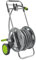 Briconess.com Carrello avvolgitubo da giardino in metallo con sistema guida-tubo completo di pistola raccordi e tubo 30 mt