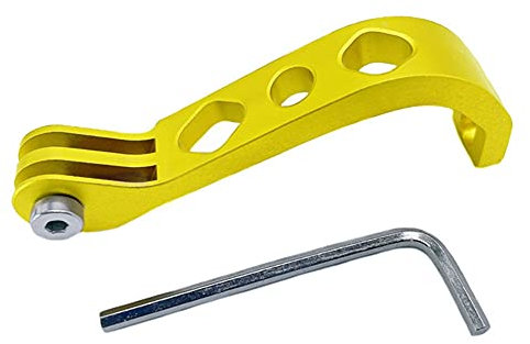 Tdyatocept Fahrrad Licht Halter Ständer für Klapprad Rennrad für Cateye Fahrrad Sport Kamera Teile,Gold