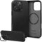 kingflag Custodia in pelle per iPhone 16 Pro da 6,3 pollici, con supporto di nascondiglio integrato, compatibile con MagSafe, custodia antigraffio in pelle bovina con texture vintage, extra sottile,