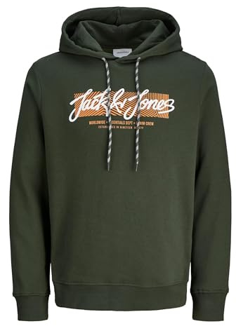 JACK & JONES Herren Hoodie Kapuzenpullover Urban Sweat Hood